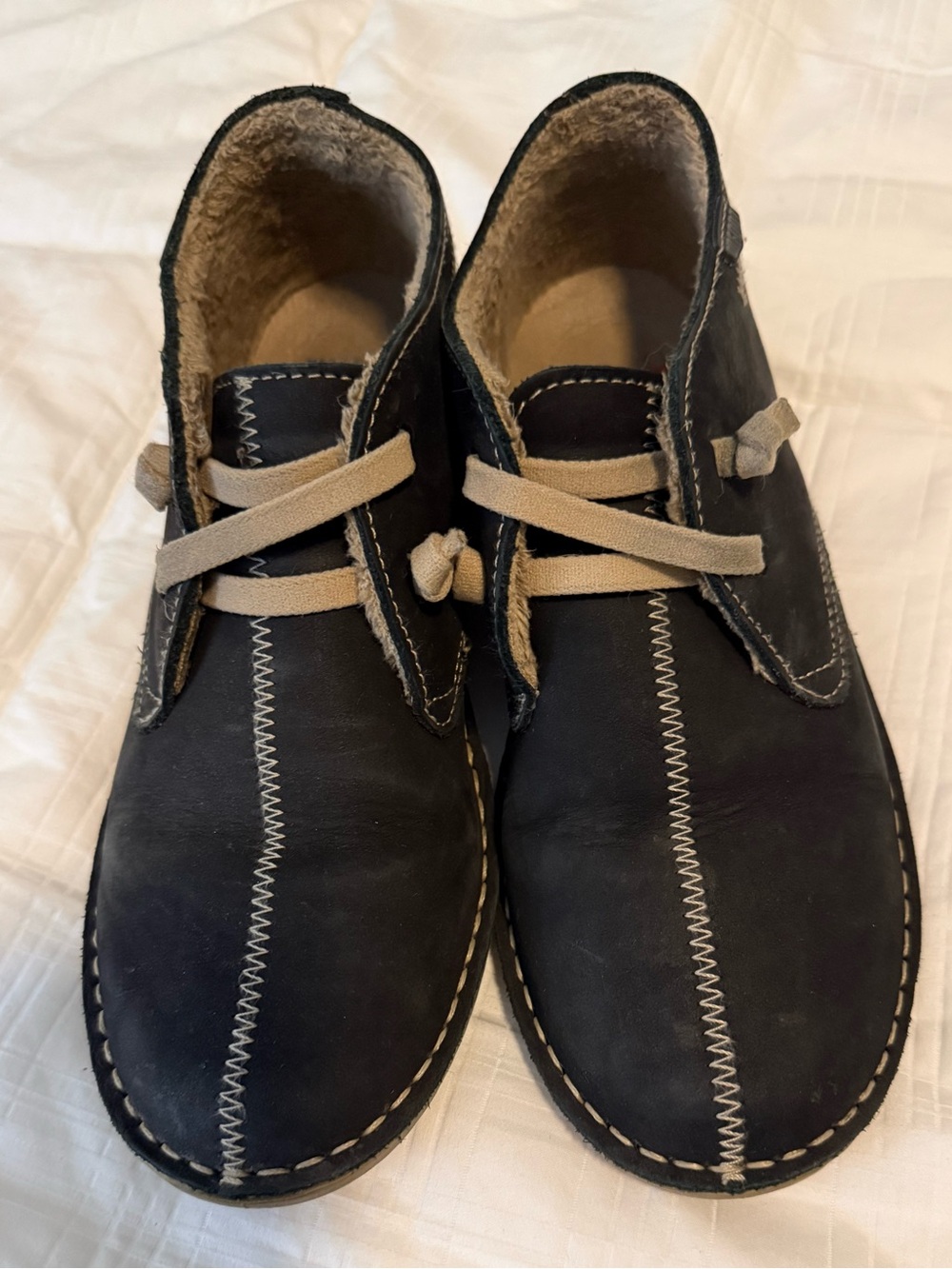 OnFoot Spain Ultraflex Leather Suede Center Seam Chukka Sneaker Shoes 37